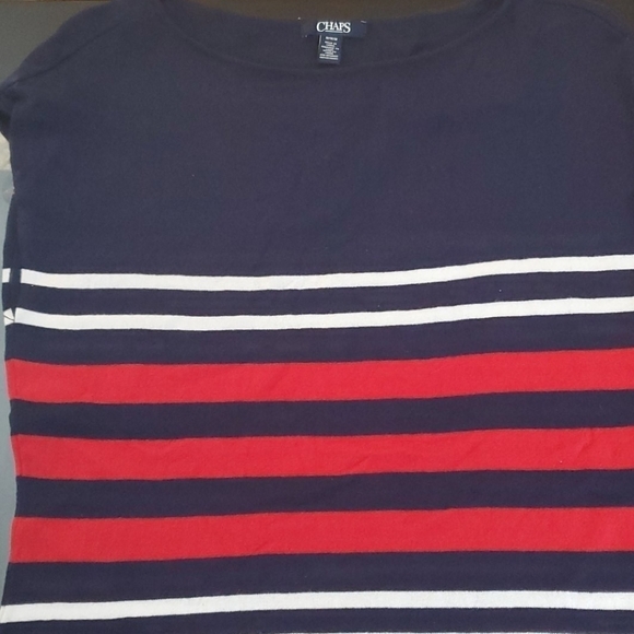 𝅺CHAPS sweater top - Picture 1 of 3